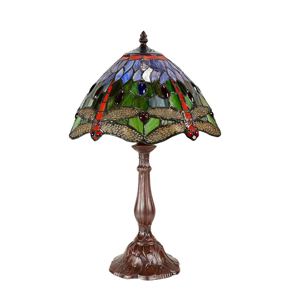 Dragonia Tiffany Table Lamp Red - TL-S102-SET