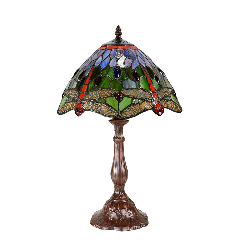 Dragonia Tiffany Table Lamp Red - TL-S102-SET