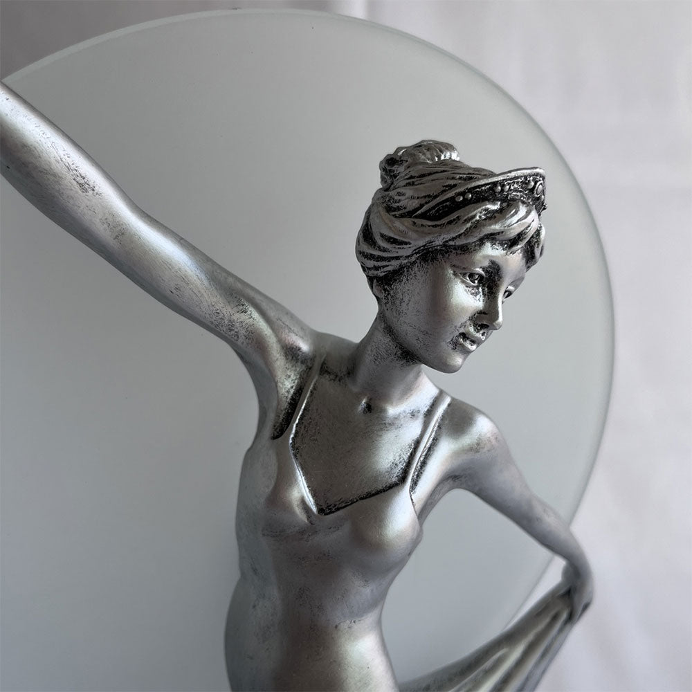 Art Deco Table Lamp Silver - TL-6U
