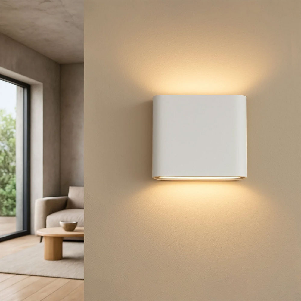 Elaro CCT LED Outdoor Wall Light Small White - LLOL032W