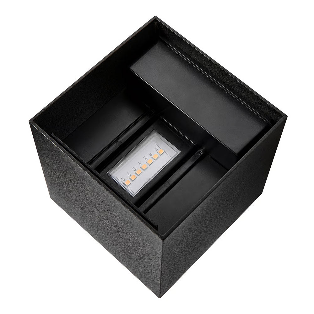 Milda Kubi LED Wall Light Black - 2418331003