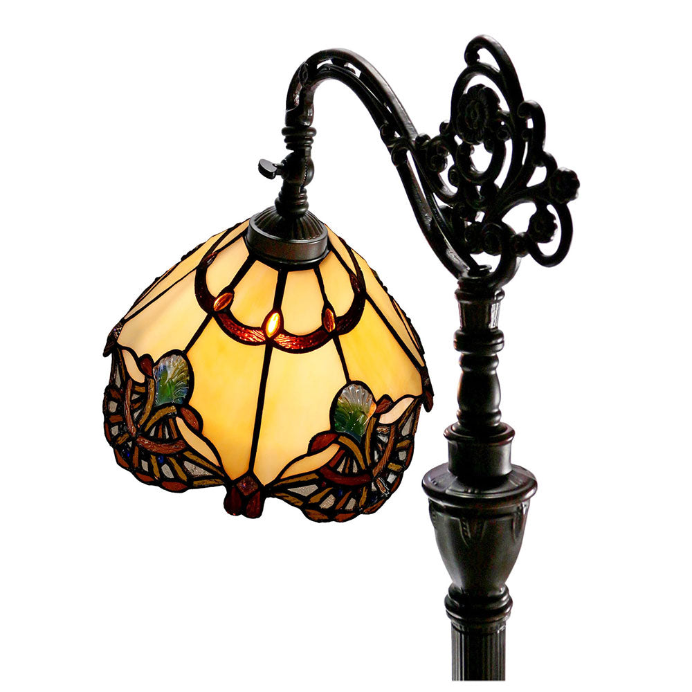 Benita Tiffany Floor Lamp Beige - TL-121072B-FLKG