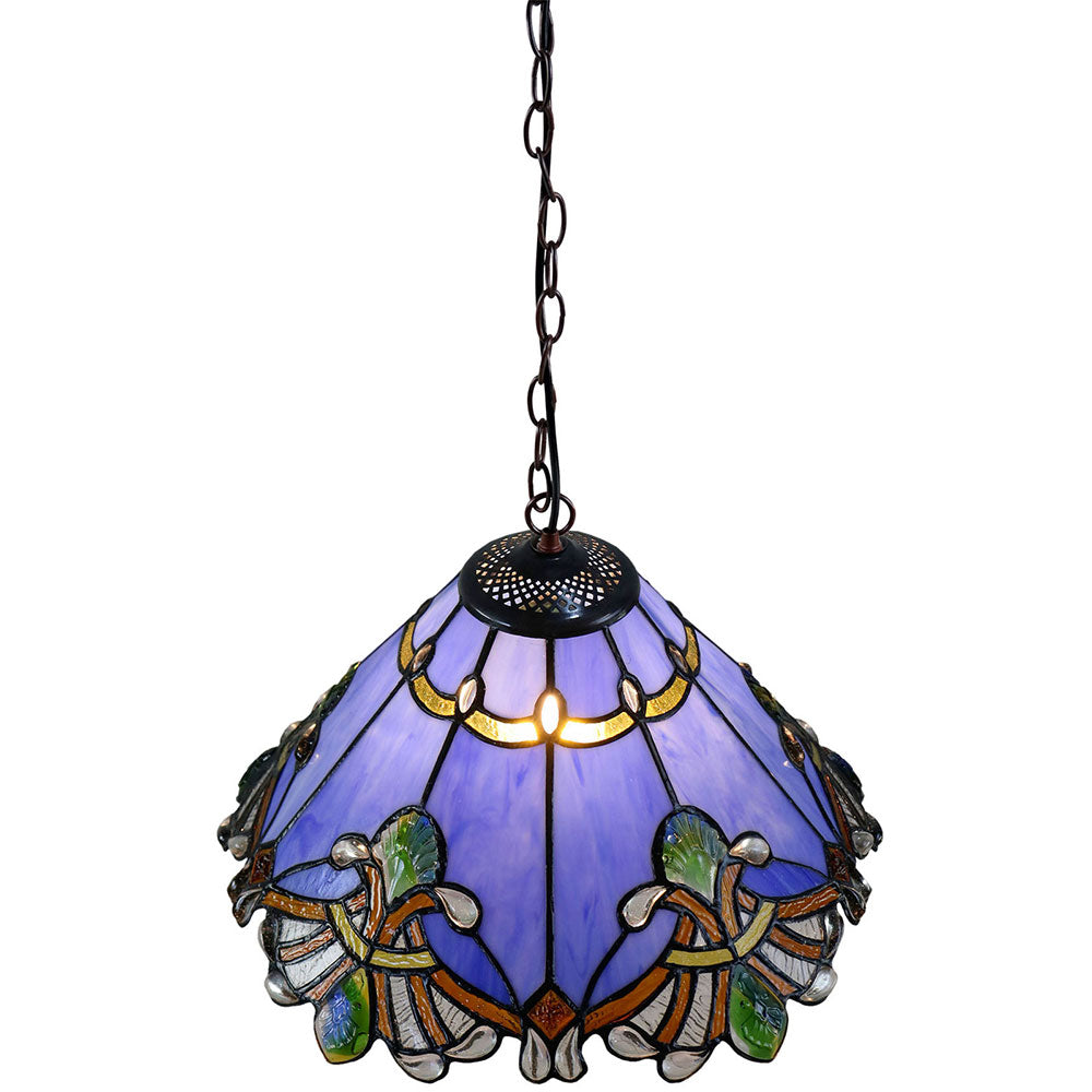 Benita Periwinkle Tiffany Hanging Pendant - HL-201072P-CD