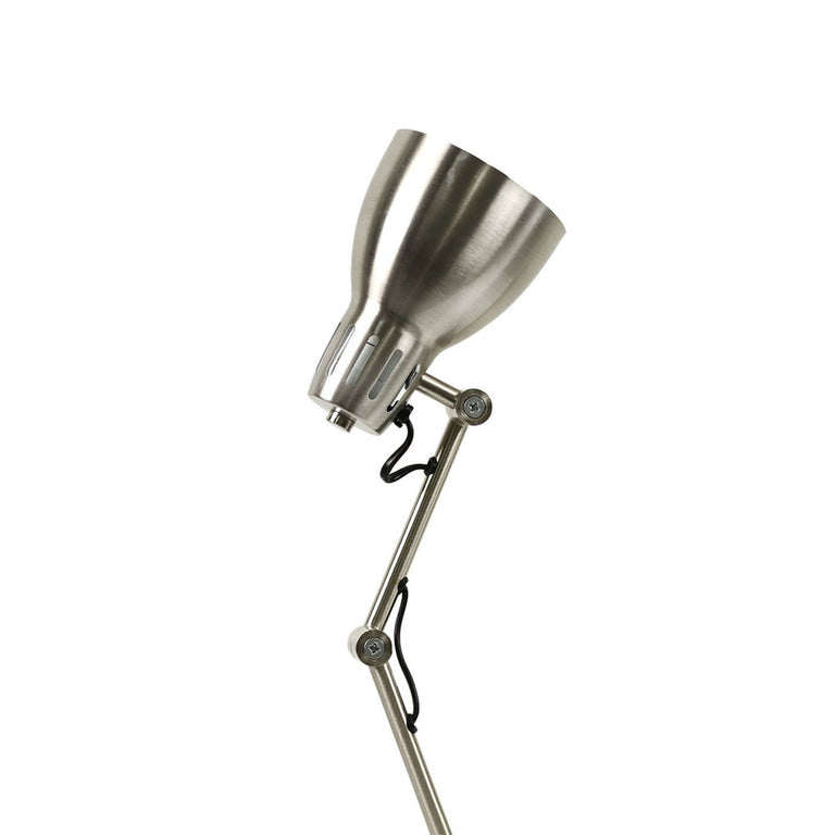 Nord Metal Table Lamp Satin Chrome - LL-27-0237SC