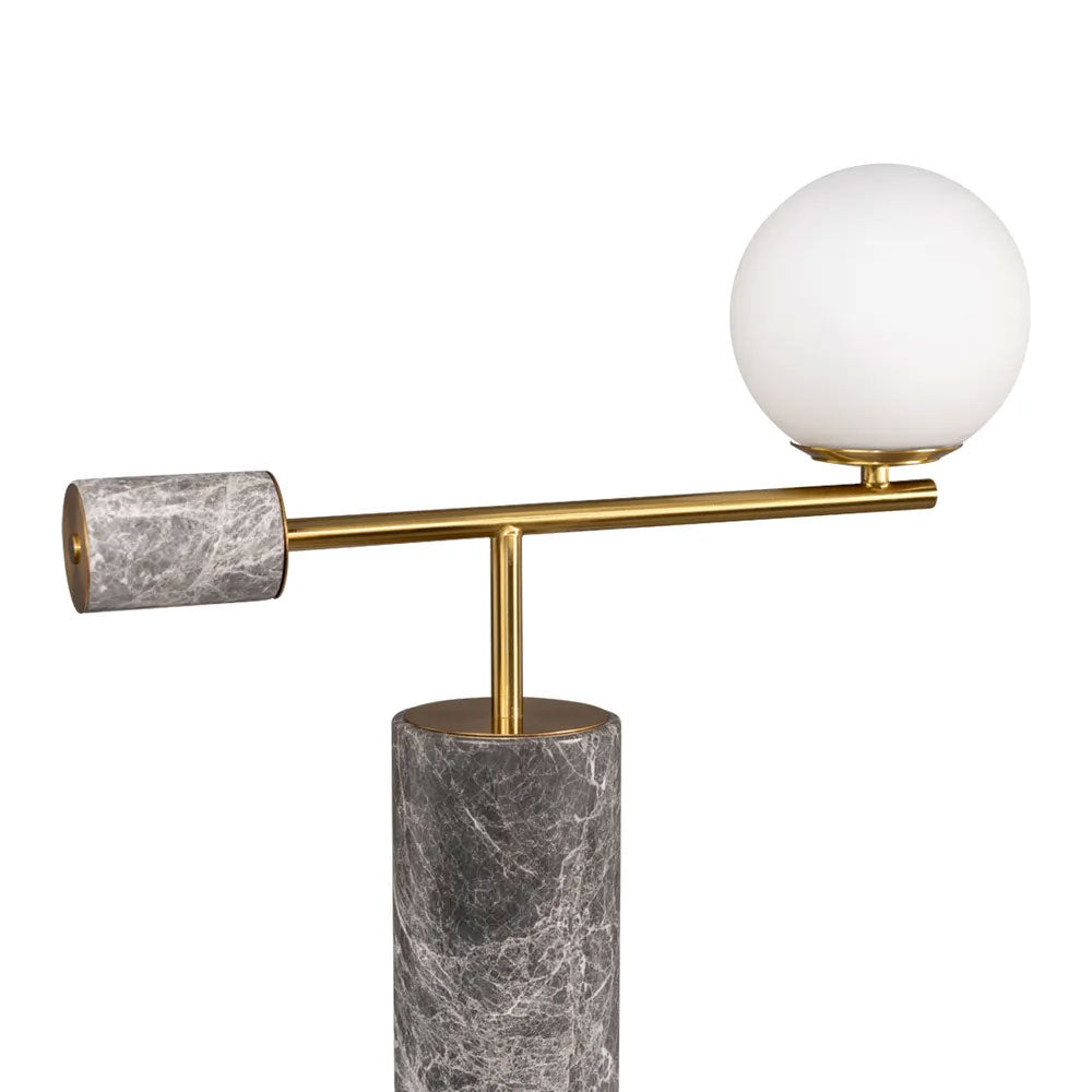 Zamora Marble Table Lamp Grey - 12415
