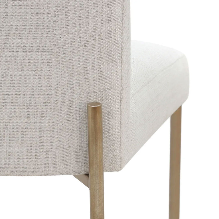 Leon Kitchen Stool Natural Linen - 33329