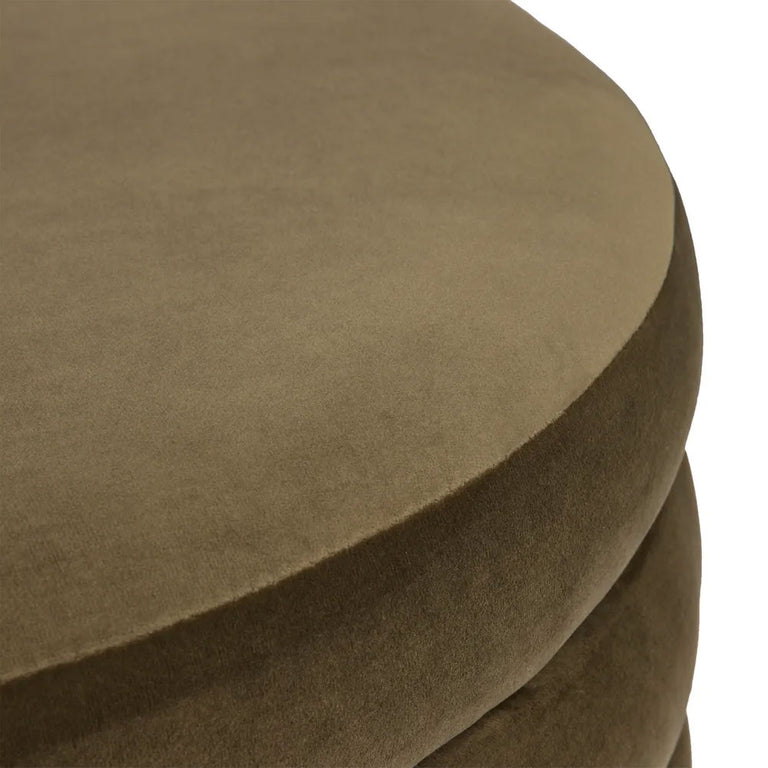Demi Storage Bench Ottoman Olive Velvet - 32862