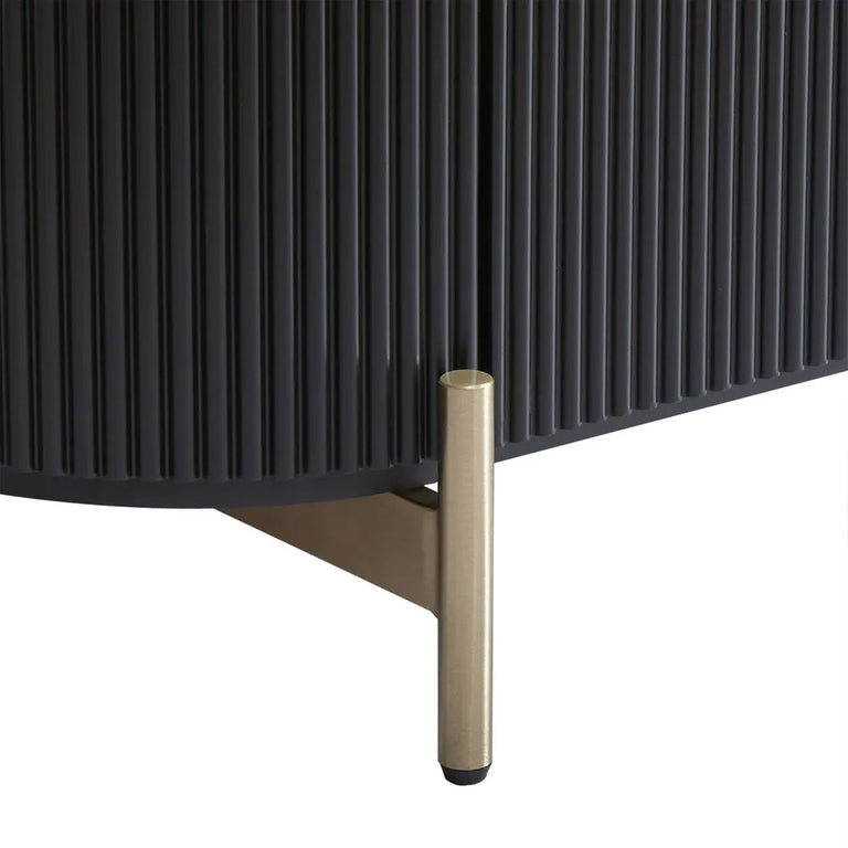 Demarco Bedside Table Black - 33262