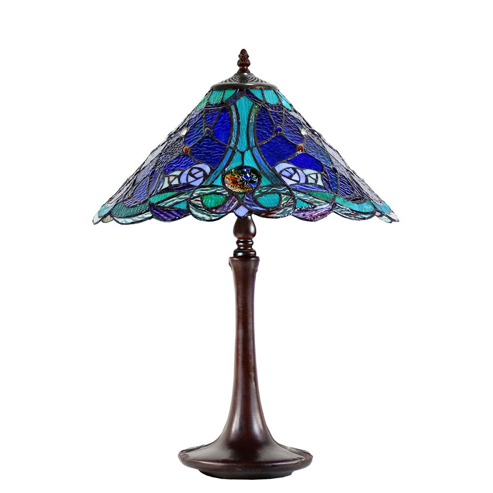 Paloma Tiffany Table Lamp Blue - TL-1611495-N040