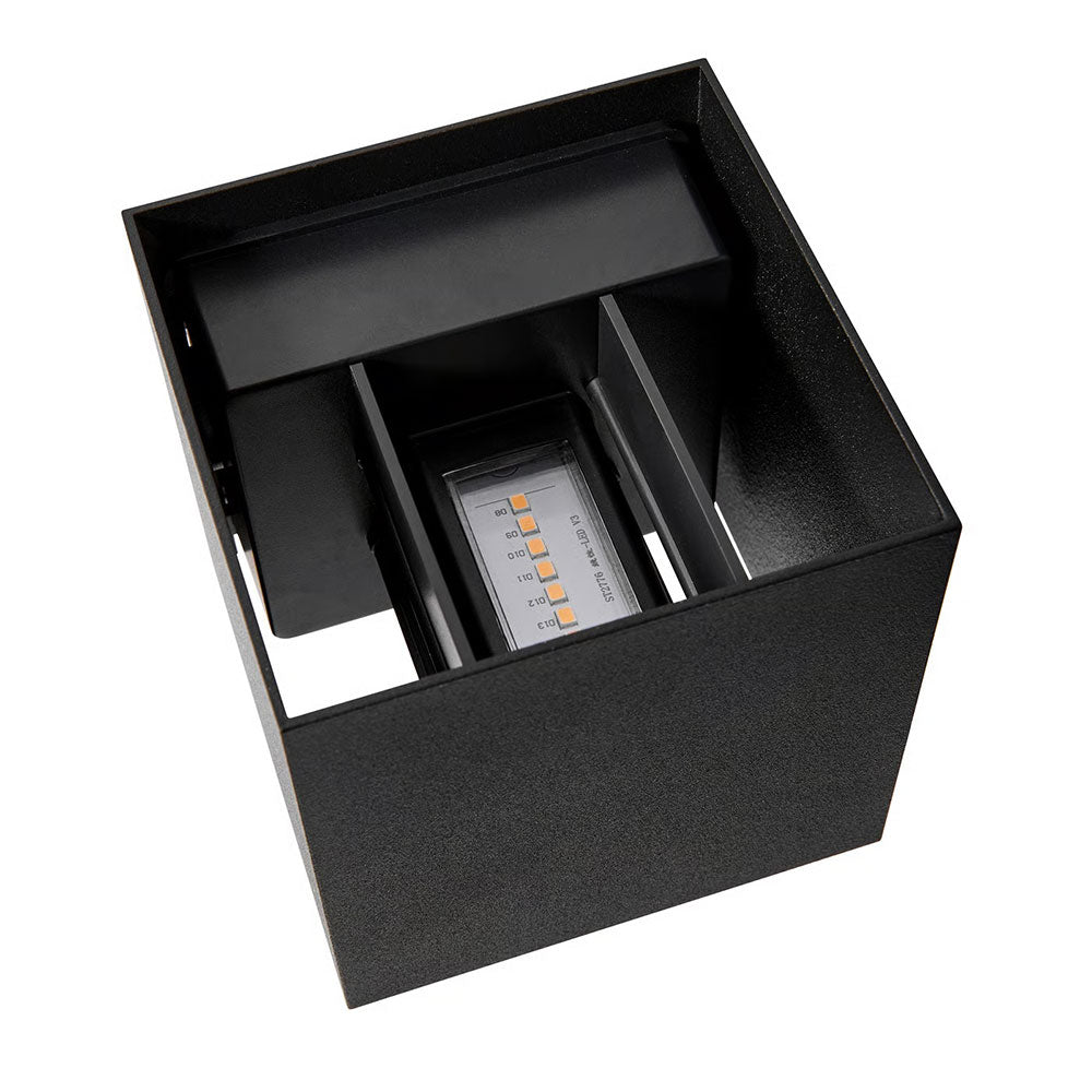 Milda Kubi LED Wall Light Black - 2418331003