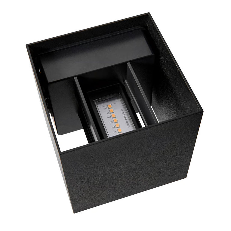 Milda Kubi LED Wall Light Black - 2418331003