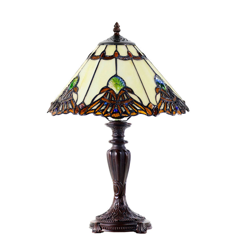 Benita Tiffany Table Lamp Beige - TL-141072B-N032