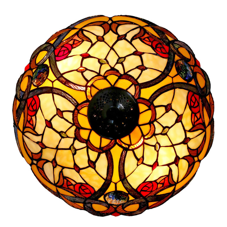 Paloma Tiffany Table Lamp Amber - TL-1611495A-N04