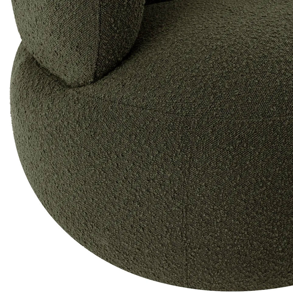 Greenwich 3 Seater Sofa Green Boucle - 33226