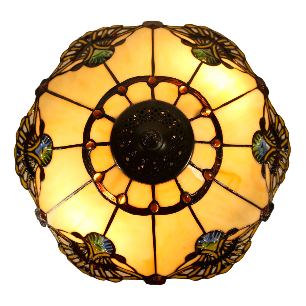 Benita Tiffany Table Lamp Beige - TL-161072B-KG