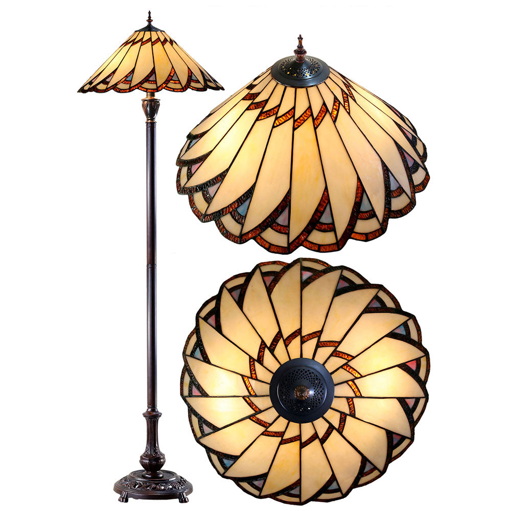 Vermont Tiffany Floor Lamp - TL-F201595-FSB86