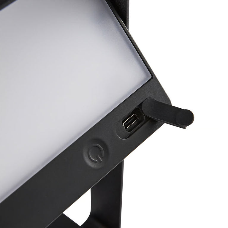 Saulio Solar LED Rechargeable Battery Light Black - 2418035003