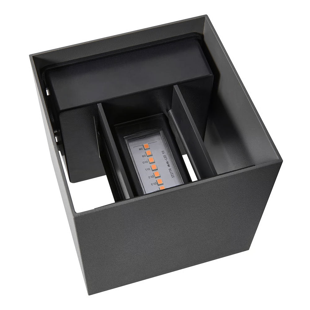Milda Kubi LED Wall Light Anthracite - 2418331050