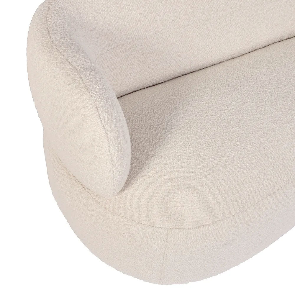 Greenwich 3 Seater Sofa Ivory Boucle - 33227