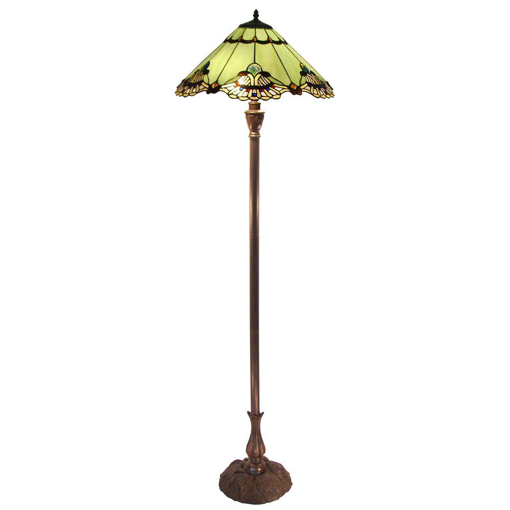 Benita Tiffany Floor Lamp Jade - TL-F201072I-KG