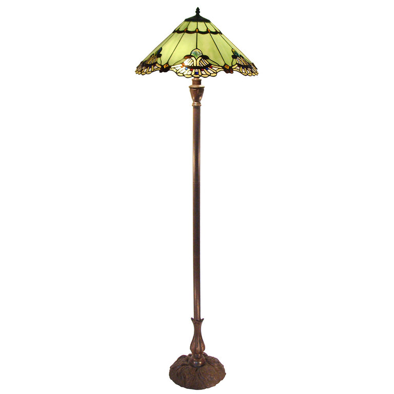 Benita Tiffany Floor Lamp Jade - TL-F201072I-KG