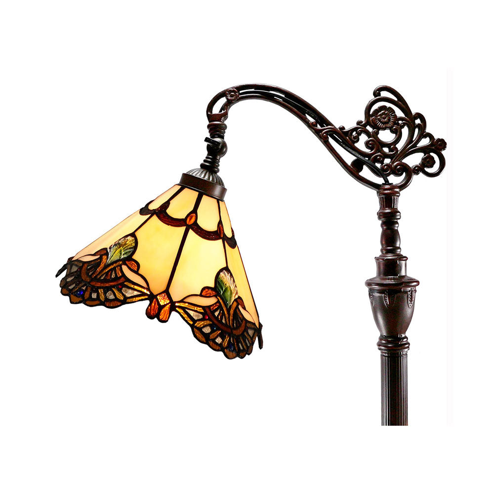 Benita Tiffany Floor Lamp Beige - TL-121072B-FLKG
