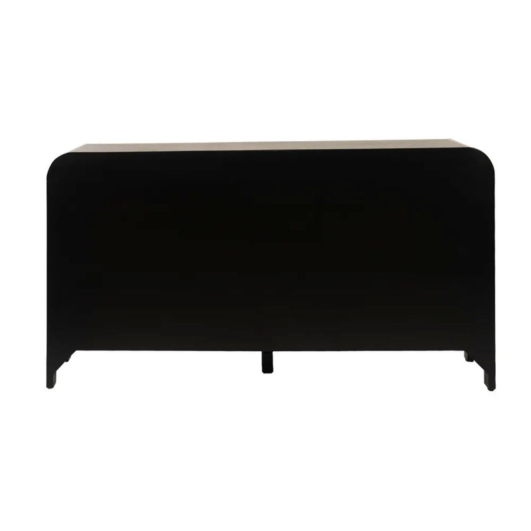 Chisholm 6 Drawer Chest Table Black - 33041