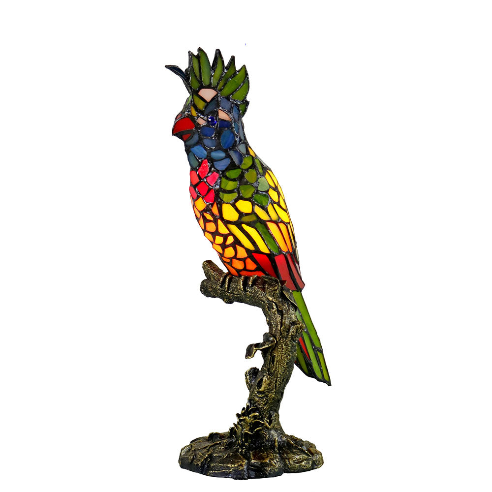 Parrot Tiffany Table Lamp - TL-N16627
