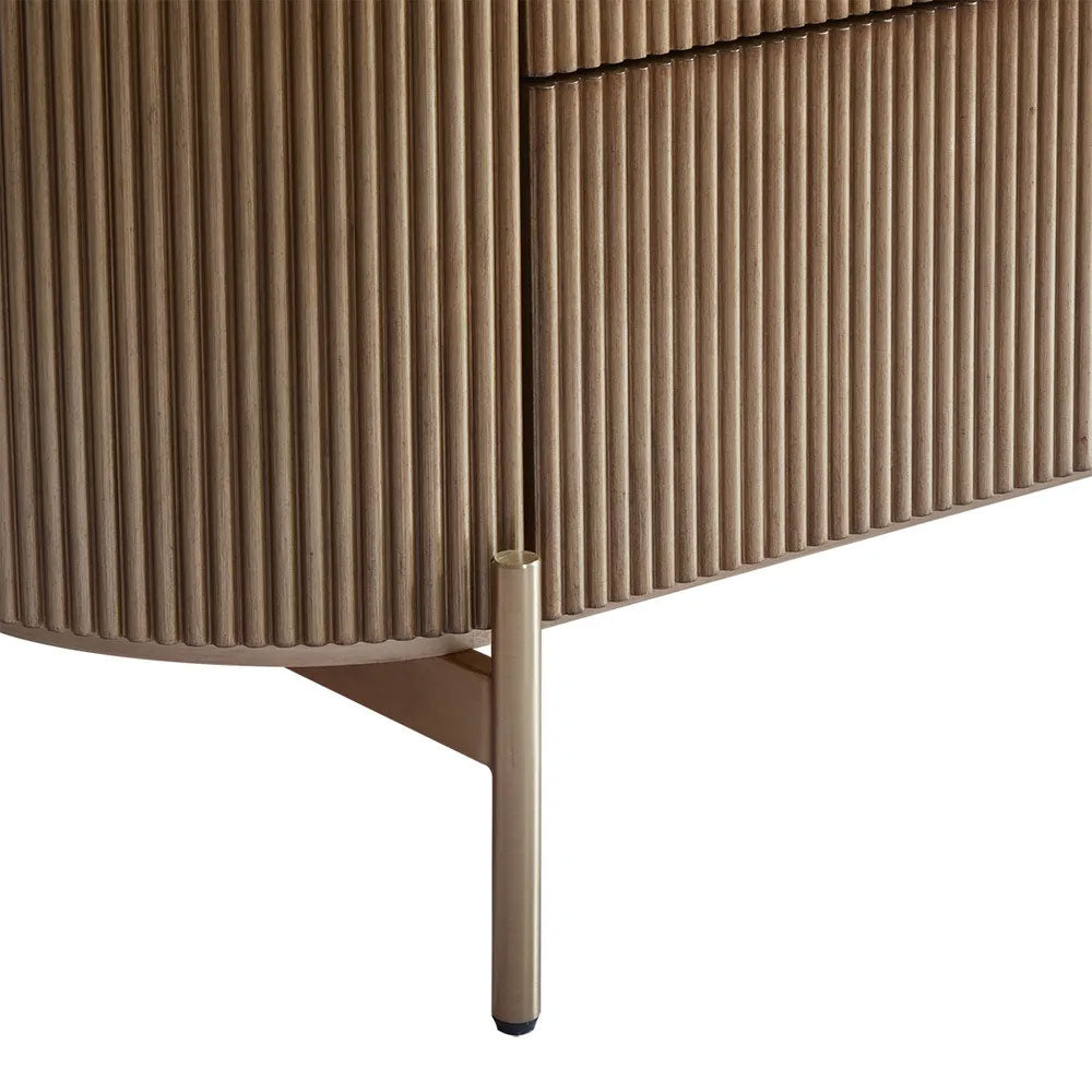 Demarco 3 Drawer Chest Antique Gold - 33294
