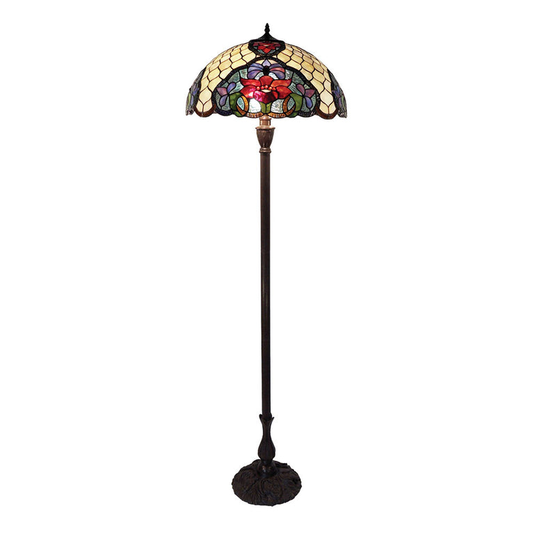 Alicia Tiffany Floor Lamp - TL-F20053-KG