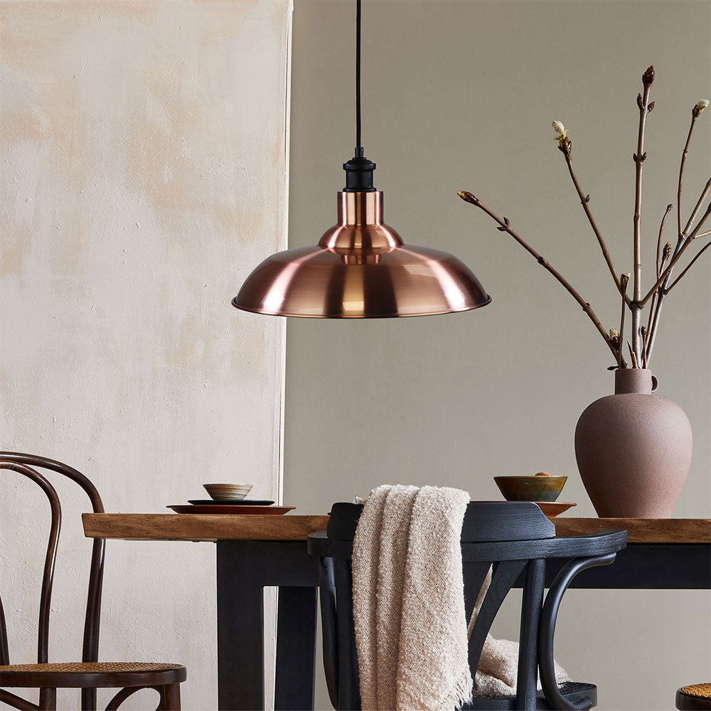 Slater.38 Industrial Vintage Pendant Copper - OL86292