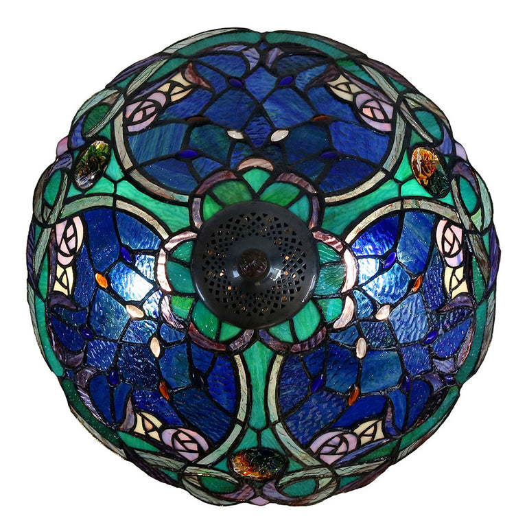 Paloma Tiffany Table Lamp Blue - TL-1611495-N040