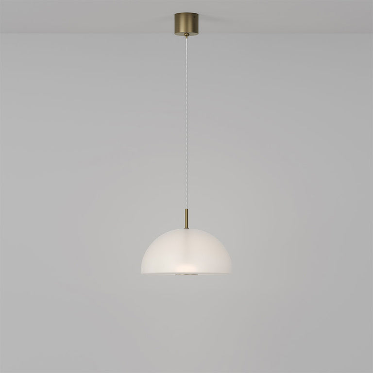 Dome Air LED Pendant Old Brass / Frosted - LR.i02.70.DM.FR.OB