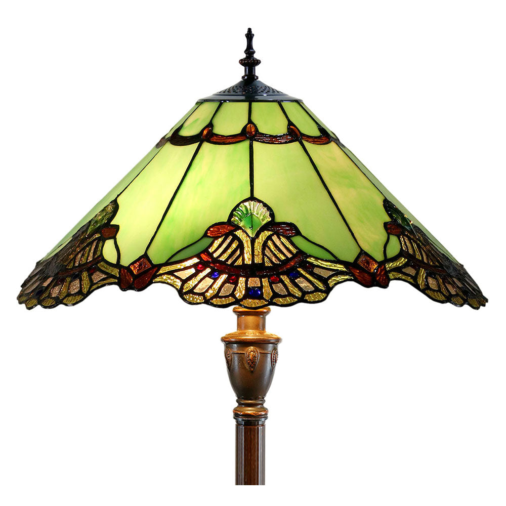 Benita Tiffany Floor Lamp Jade - TL-F201072I-KG