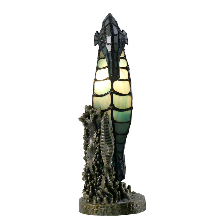 Seahorse Tiffany Table Lamp Blue Turquoise - TL-N14623