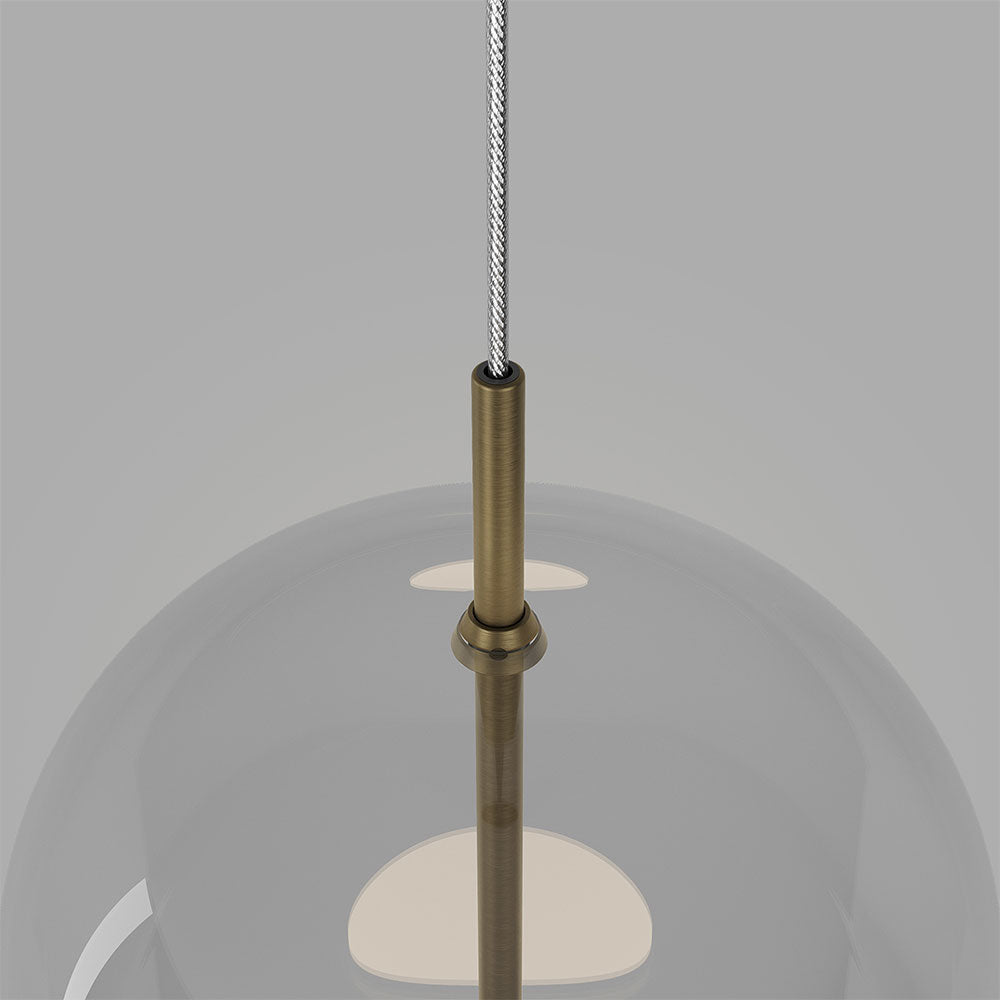 Elong Air LED Pendant Old Brass / Clear - LR.i02.80.CL.OB
