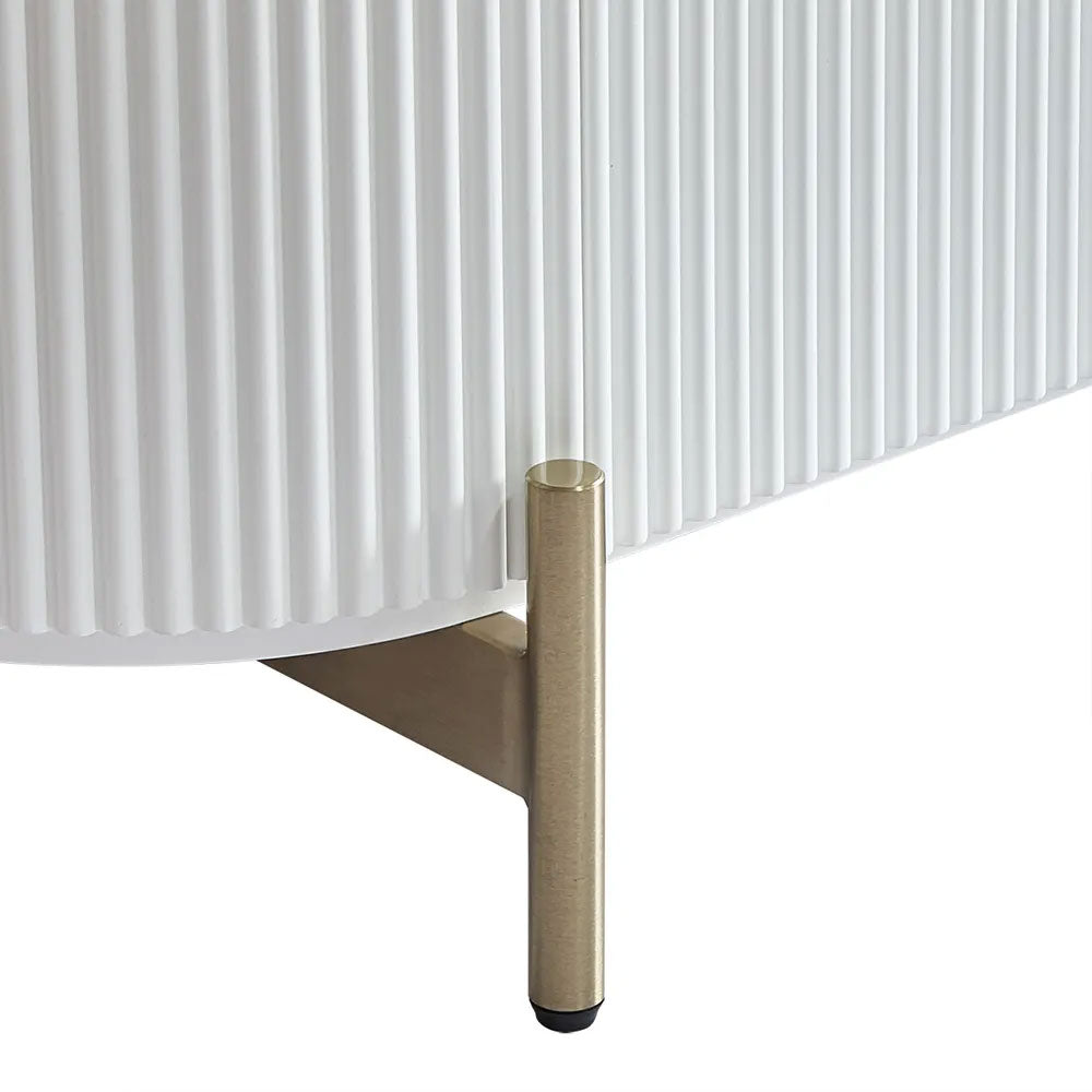 Demarco Bedside Table White - 33260