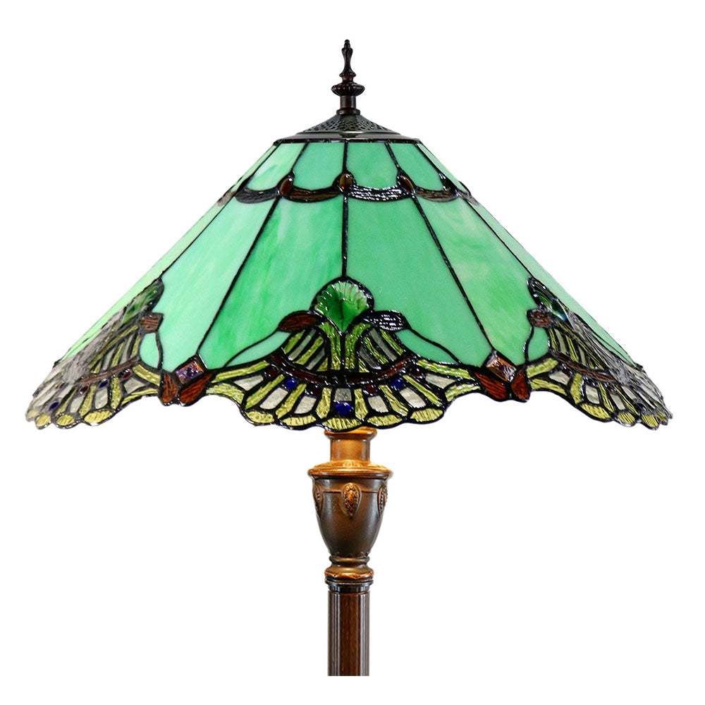 Benita Tiffany Floor Lamp Jade - TL-F201072I-KG