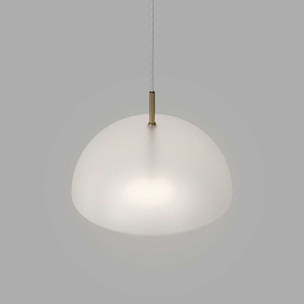 Dome Air LED Pendant Old Brass / Frosted - LR.i02.70.DM.FR.OB