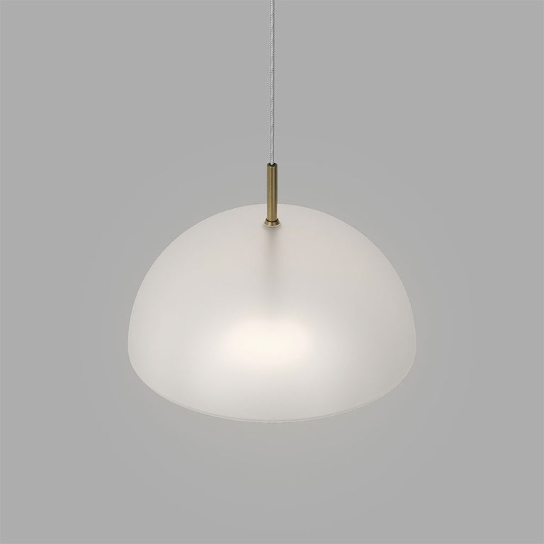 Dome Air LED Pendant Old Brass / Frosted - LR.i02.70.DM.FR.OB