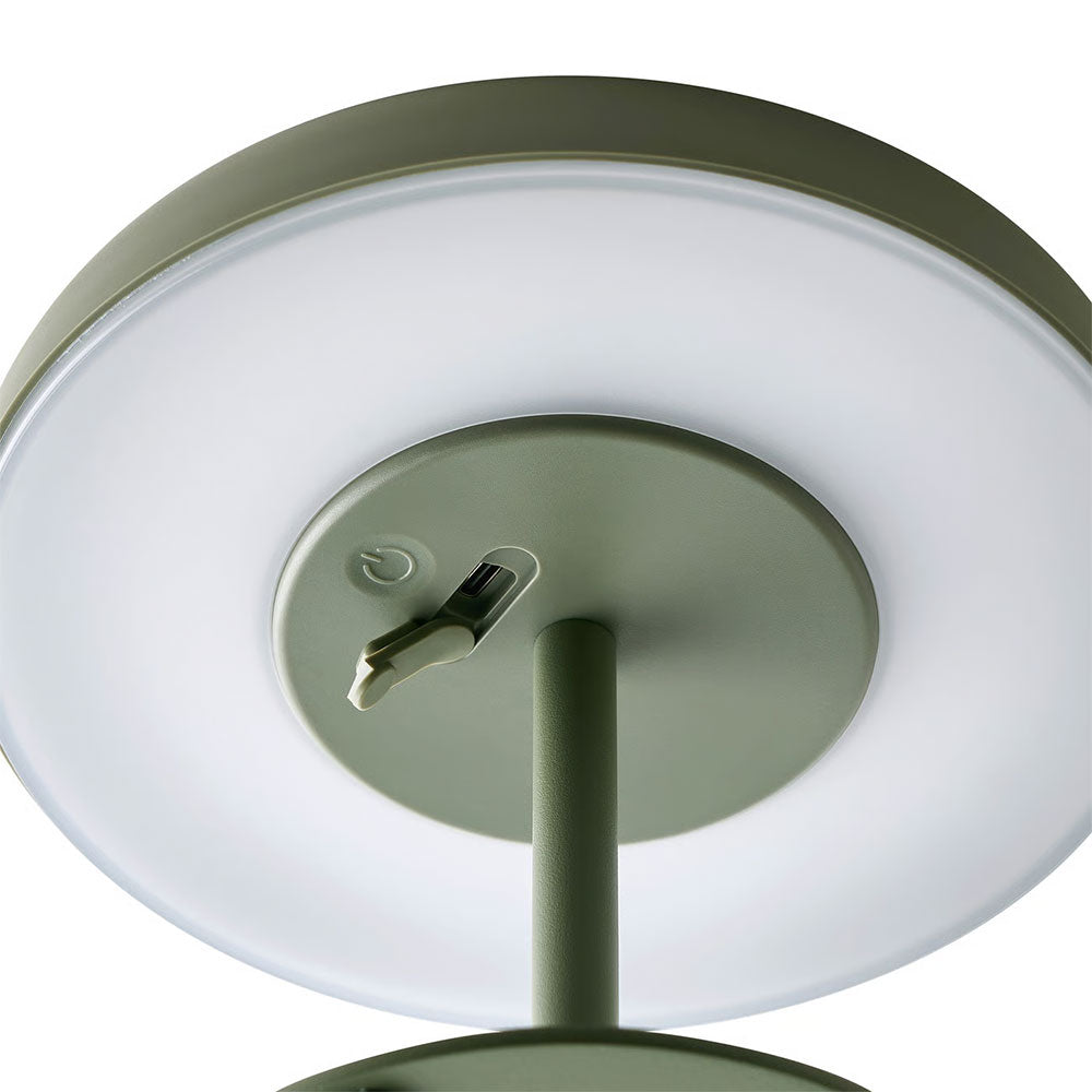 Elmer LED Solar Rechargeable Battery Light Green - 2518305023