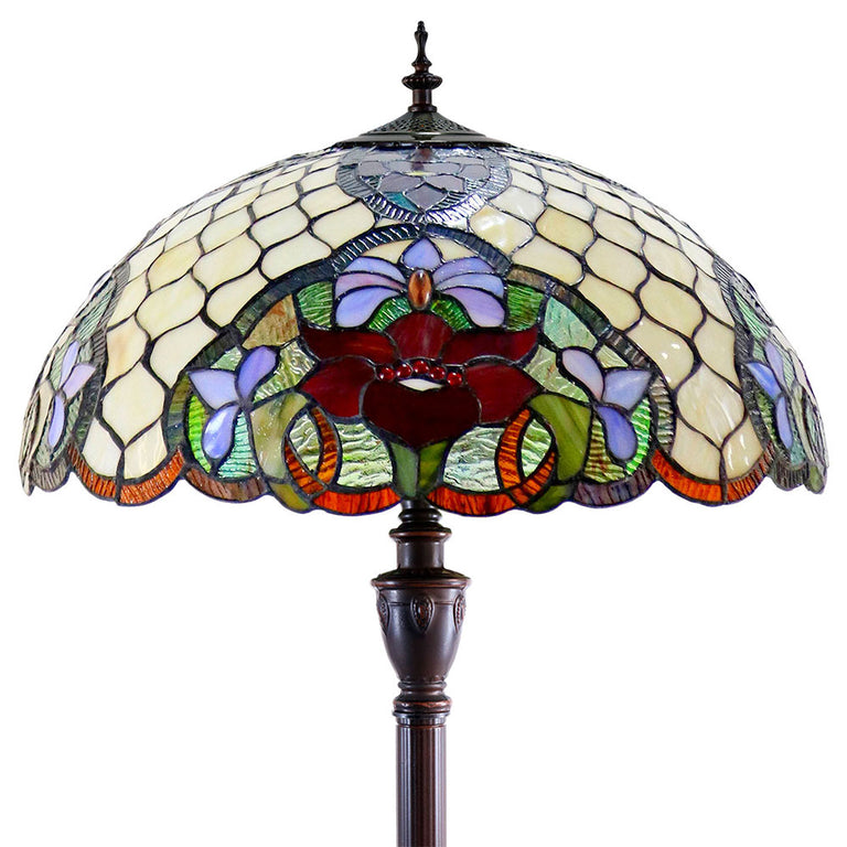 Alicia Tiffany Floor Lamp - TL-F20053-KG