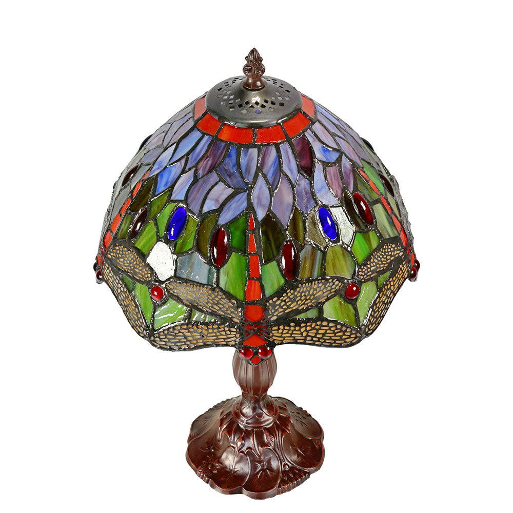 Dragonia Tiffany Table Lamp Red - TL-S102-SET