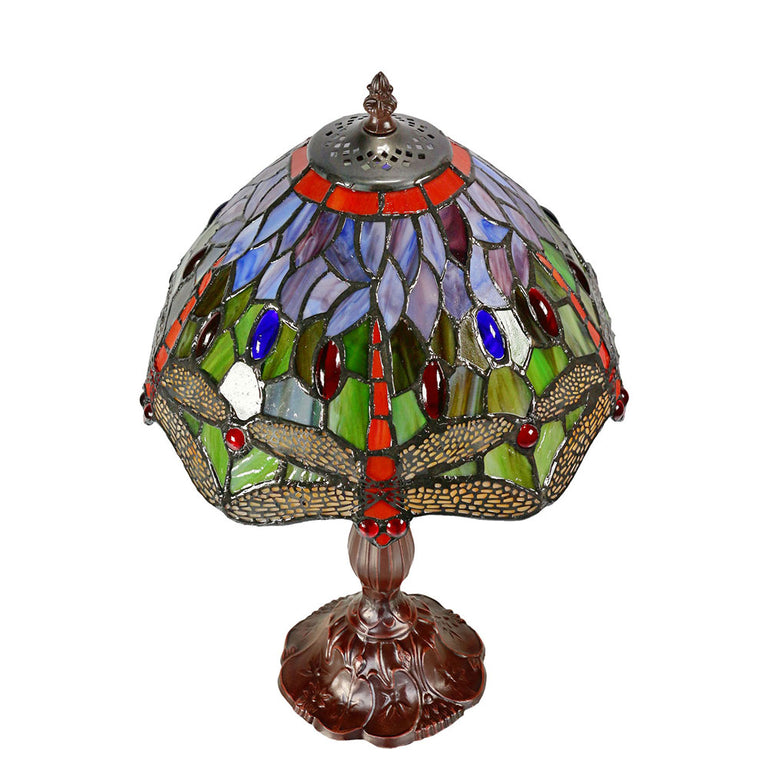 Dragonia Tiffany Table Lamp Red - TL-S102-SET