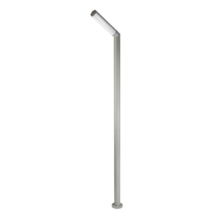 Valeta 8W LED Post Light Silver / Warm White - VALETA-1L P SIL