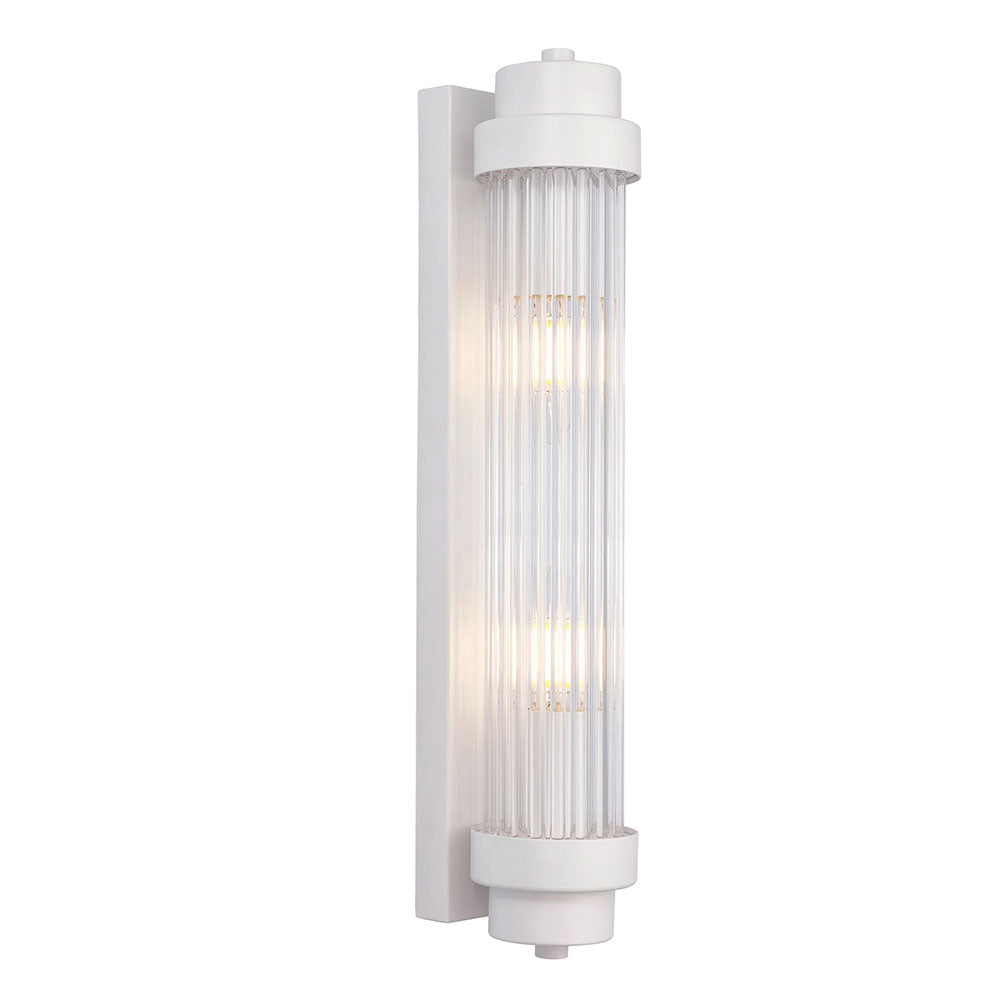 Varillas Interior Up/Down Clear Glass Rod Wall Light White - VARILLAS5