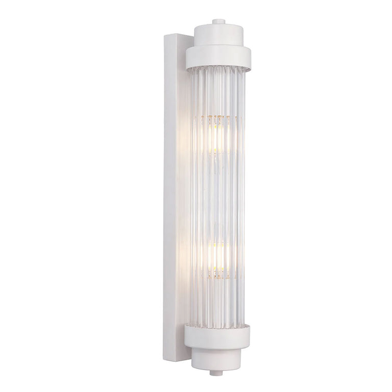 Varillas Interior Up/Down Clear Glass Rod Wall Light White - VARILLAS5