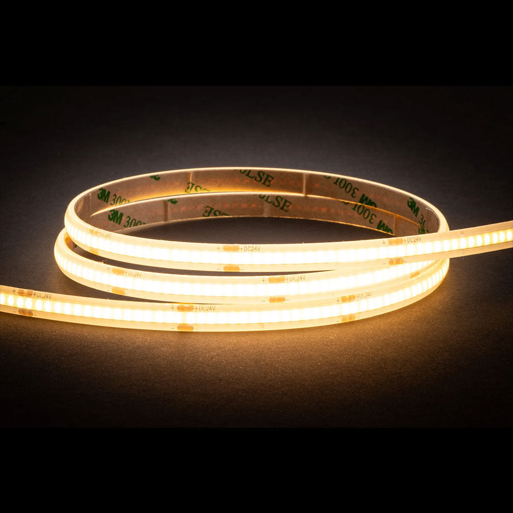 Viper COB 5W IP54 24V DC 3000K 5 Metre LED Strip Kit / Warm White - VPR9760IP54-320-5M