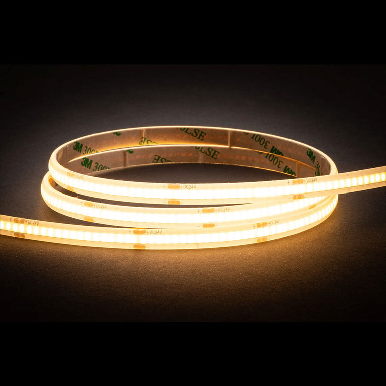 Viper COB 5W IP54 24V DC 3000K 5 Metre LED Strip Kit / Warm White - VPR9760IP54-320-5M