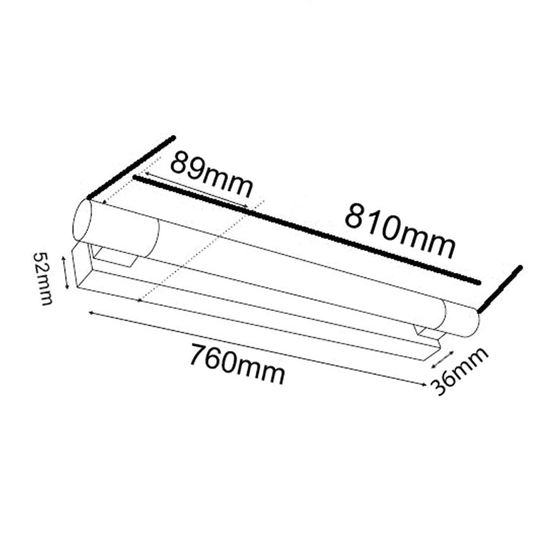 Vanity 19W LED Interior 810mm Wall Light Chrome / Cool White - VANITY-2